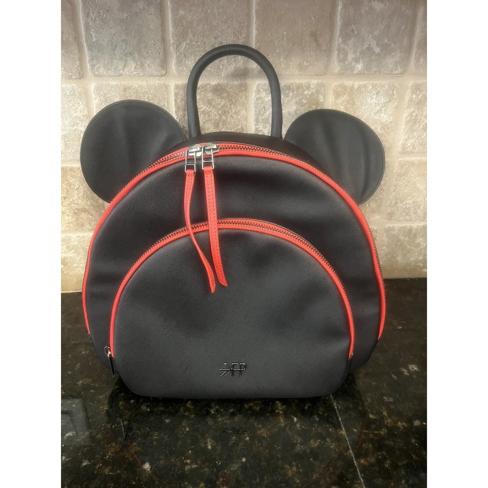 Disney World Mickey Mouse Freshly Picked‎ Anaheim Backpack Black Diaper Bag Park
